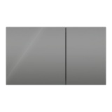 Cutout image of Geberit Sigma70 Lava Glass Dual Flush Plate